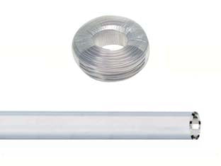 Tubo antigelo trasparente per livella - ø mm.10/14 rotolo mt. 25 - in pvc