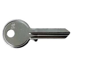 Chiave grezza f3 020260 - (020260) - in ottone nichelato