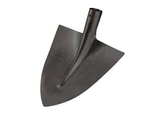 Badile in acciaio art.101 - n°0 cm.28x28,5 peso Kg.0,85 - senza manico