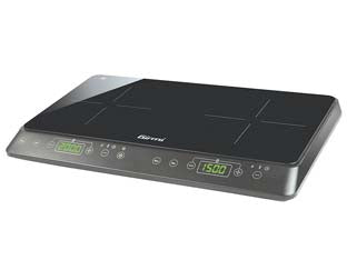 Fornello a induzione doppio pi51 3500w - potenza 2000W+1500W - potenza 3500W, 15A, alimentazione AC 230V ~ 50Hz, regolazione potenza piastra grande: 500–800–1200–1500–1800– 2000W, regolazi...