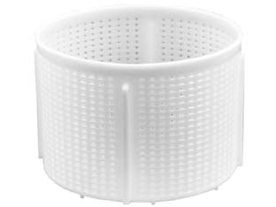 Forma per stagionatura formaggio gr.3500 - ø superiore cm.22 - ø inferiore cm.21,4x16h. - per uso alimentare