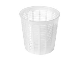 Fuscella a perdere per ricotta gr.400/500 - ø superiore cm.9,8 - ø inferiore cm.7,8x10h. - per uso alimentare