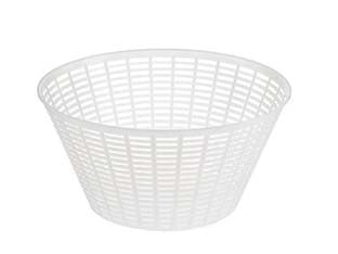 Fuscella a perdere per ricotta gr.2000 - ø superiore cm.18 - ø inferiore cm.12x7,5h. - per uso alimentare