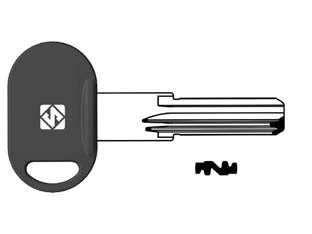 Chiavi punzonate per cilindri mottura 5 spine mt10rap - MT10RAP - in ottone nichelato profilo dorsato, testa in plastica, per cilindri di sicurezza, colore rosso