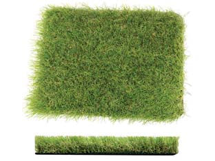 Prato sintetico garden mm.30 campionario cm.30x30 - colore verde con fori di drenaggio, spessore mm.15