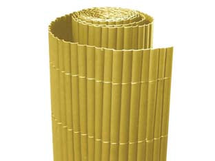 Arella effetto bamboo in pvc naturale - cm.100x300 - kg.3 - materiale PVC, forma bamboo, listello mm.16x3x0.25
