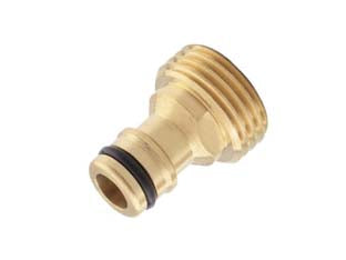 Presa rubinetto in ottone con innesto rapido m 3/4 - innesto rapido maschio