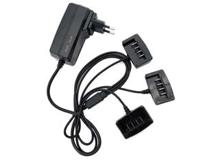 Caricabatteria 3 vie e basette per forbice powercut - per forbici ad asta cordless POWERCUT KV151 (ns cod.487641)