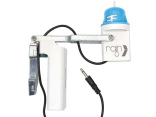 Centralina sensore pioggia acqua vision a batteria ricaricabile - precipitazione regolabile da mm. 3/18, dischi igroscopici per l’assorbimento delle acque meteoriche , alimentazione: batteria...