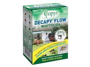 Insetticida decapy flow - astuccio ml.250 - composizione: Piretrine pure 1,25%, Deltametrina 1,33%, Piperonil Butossido 5,00%, insetticida ad ampio spetto d'azione da di...