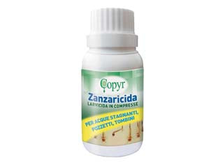 Larvicida proxilar 20 compresse da gr.2 - astuccio gr.40 - insetticida antilarvale in compresse, principio attivo pyriproxyfen, contrasta il normale sviluppo delle zanzare nei ristagni...