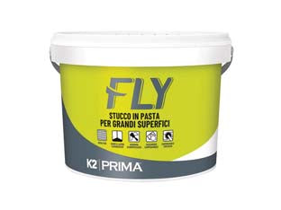 K2 fly stucco in pasta per grandi superfici in barattolo - Kg.18 - stucco in pasta per grandi superfici da interno, ideale per la rasatura di ampie superfici, grazie alla sua particolare scorr...