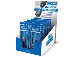Dispaly pezzi 10 albero k-lock a cambio rapido per fresa a tazza (SU ORDINAZIONE) - sistema a cambio rapido dell’albero K-lock, permette un cambio di fresa a tazza rapido fino a 5 volte piu’ veloce di un alber...