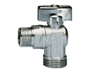 Rubinetto per lavatrice - M 1/2' - M 3/4' - in ottone cromato