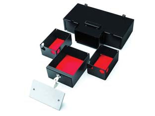 Cassaforte invisibile cfpresa3 - mm.300X184X70H. - 3 cassetti - invisibile perchè installata in punti dove una cassaforte tradizionale non può essere collocata, facile accesso ai vani 'nasc...