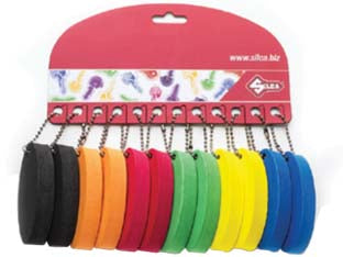 Portachiavi galleggiante soft pz.12 (avk404089) SU ORDINAZIONE - 6 colori assortiti
