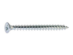 Vite truciolare tsp cava pz int. filettata acciaio zincato in blister - ø mm.4x20 in blister pz.25 (A) - interamente filettata, vite TSP impronta POZIDRIV per truciolare, in acciaio temperato C1022 zincato