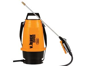 Pompa a precompressione v-black kompress lt.6 - pompa a pre-compressione manuale, impugnatura con leva ergonomica Click ad arresto immediato, ugello regolabile per irrorazio...