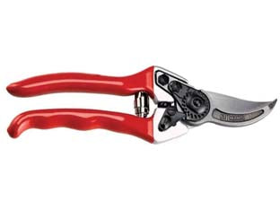 Forbice pota forgiata professionale spalla rossa - cm.21 - 81003 - manici in alluminio ergonomici rivestiti in gomma, gruppo lame in acciaio di prima qualità forgiato a caldo e temprato, tagli...