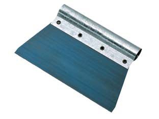 Spatola dentata per bostik con manico - mm.200 - a dente piccolo, impugnatura in metallo, in acciaio al carbonio di prima qualità