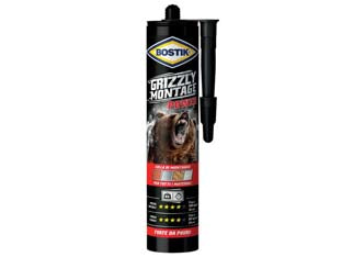 Grizzly montage power in cartuccia - gr.370 - bianco - adesivo di montaggio universale rapido e forte da paura con elevata presa iniziale (500KG/M² in 10 secondi) ed eccezionale te...