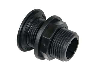 Attacco per cassoni m dritto in polipropilene - 2' - guarnizione in EPDM, idoneo per alimenti