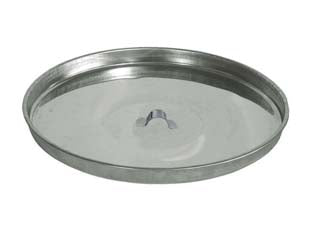 Galleggiante a olio inox per contenitore - ø mm.530 per contenitore inox da lt.200 - con maniglietta di aggancio, in acciaio inox AISI 304