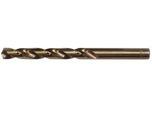 Punte hss rettificate cobalto 5% - ø mm.4,25x43 - punte elicoidali HSS-G-CO DIN 338, utilizzo su acciai altamente legati, inox, ghisa, ferro e alluminio