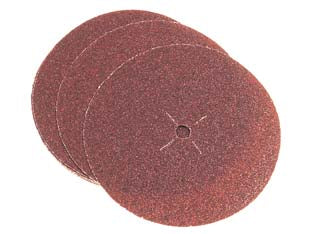 Dischi di carta abrasiva resinata leggera Ø mm.125 - grana media 80  PG 341.00 - in blister da pz.15, supporto g.160, per levigare a secco e rimuovere vernice e smalto da ogni tipo di legno e materiale plas...