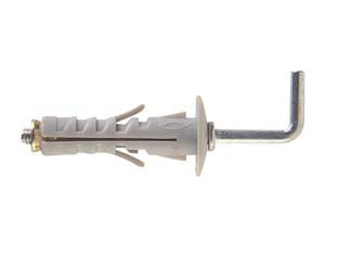 Tassello in nylon con gancio lungo sb - SB 12/6 ø mm.12x40 gancio mm.23 - Nessuna Descrizione per questo prodotto