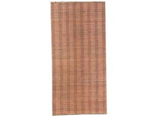 Tenda con tiro in midollino marrone - cm.200x300h. colore marrone - tende in bamboo, carrucola, binari inferiori e superiori a doghe