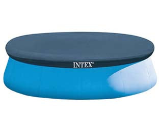 Telo di copertura per piscine rotonde easy set - ø cm.396 - peso kg.3,85 (28026) - in materiale vinilico, con fori di drenaggio per impedire accumuli di acqua, sporgenza cm.30