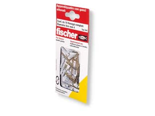 Tasselli in nylon appendiquadro s4gk - con gancio in ottone