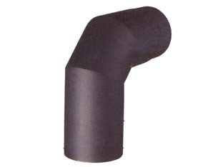 Gomito 90° porcellanato per stufe a legna nero opaco pesante mm.1,2 - ø cm.15 - Nessuna Descrizione per questo prodotto