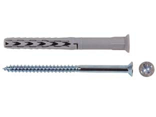 Tassello in nylon prolungato sxr-z - ø mm.6x60 vite pozidrive ø mm.4,5x65 - Nessuna Descrizione per questo prodotto