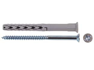 Tassello in nylon prolungato sxrl-wz ls - ø mm.10X160 vite pozidrive ø mm.7x170 - Nessuna Descrizione per questo prodotto