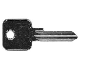 Chiavi per cilindri cisa 5 spine grandi cs84 - CS84 - in ottone nichelato