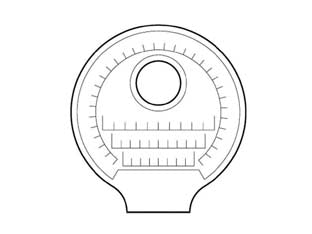 Chiavi conio testa a - UL058A - ottone nichelato, per lucchetti e cilindri (SU ORDINAZIONE)