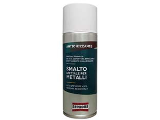 Smalto speciale metallo antichizzante spray - ml.400 antichizzante grigio chiaro (3289) - smalto spray ad alta copertura, formulato specificatamente per l'utilizzo sui materiali metallici, ideale per la protezione d...