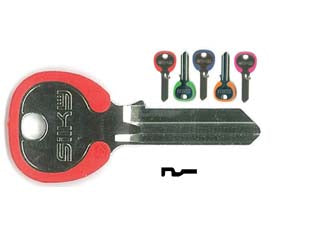 Meroni Keys SILCA Keys for meroni cylinders 5 large pins mer8dz - MER8DZ DX silky