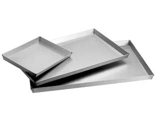 Teglia rettangolare in alluminio - cm.35x28 - collezione pasticceria made in Italy