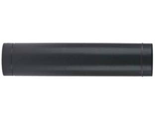 Tubo porcellanato per stufe a legna nero opaco ala smalto classic - ø mm.140x1000h. - tubo per stufe a legna realizzato con la metodologia dell’aggraffatura e successivamente rivestiti, sia all’interno che all’e...