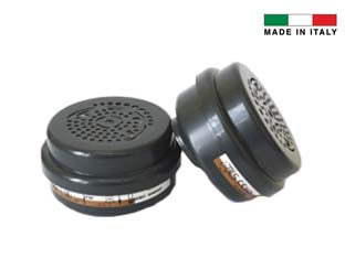 Filtri  connessione a baionetta serie bls 221 - 221 A2P3 R - classe A2P3 R, protezione da gas e vapori organici, classe 2 e polvere, compatibili con semimaschere serie BLS 4000 next e ma...