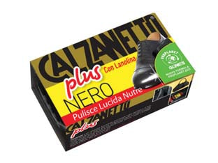 Spugna lucidante nero - potere lucidante ed emolliente, potere impermeabile che ravviva e rinforza il colore nero grazie ai pigmenti in esso contenut...