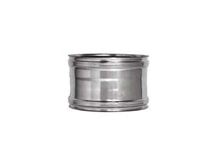 Raccordo per tubo acciaio inox f/f 304 monoparete spessore mm.0,5 - FF ø mm.250 - raccordo in acciaio inox AISI 304 spessore mm.0,5, consente di cambiare il verso della giunzione da maschio a femmina