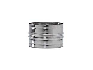 Raccordo per tubo acciaio inox m/m 304 monoparete spessore mm.0,5 - MM ø mm.250 - raccordo in acciaio inox AISI 304 spessore mm.0,5, consente di cambiare il verso della giunzione da femmina a maschio