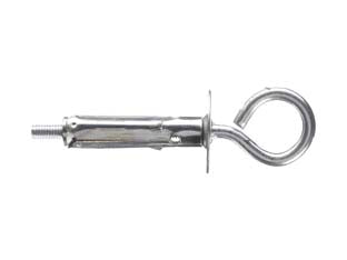 Tassello acciaio con occhiolo chiuso t61/oc - ø mm.9x40 - in acciaio zincato