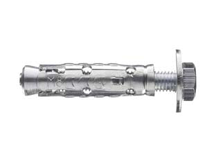 Tassello in acciaio con vite 8.8 te le/b - ø mm.10x80 - in acciaio zincato, con vite testa esagonale cl.8.8