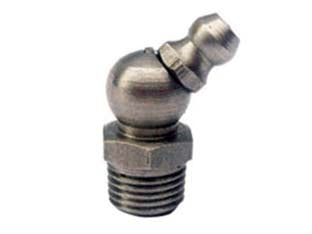 Testine per ingrassatore conico h2-45° - M 8X1,25 - ingrassatore per macchine utensili, acciaio zincato, diritto, attacco filetto maschio