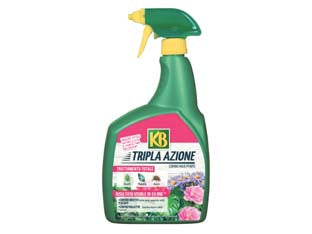 Insetticida tripla azione pronto alluso - ml.800 - esplica attività insetticida, fungicida e acaricida per la presenza nella sua composizione di due principi attivi con attivit...